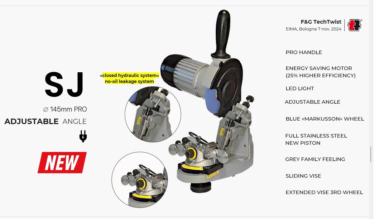 New! Tecomec Super Jolly EVO Hydraulic Chain Grinder Compare to
