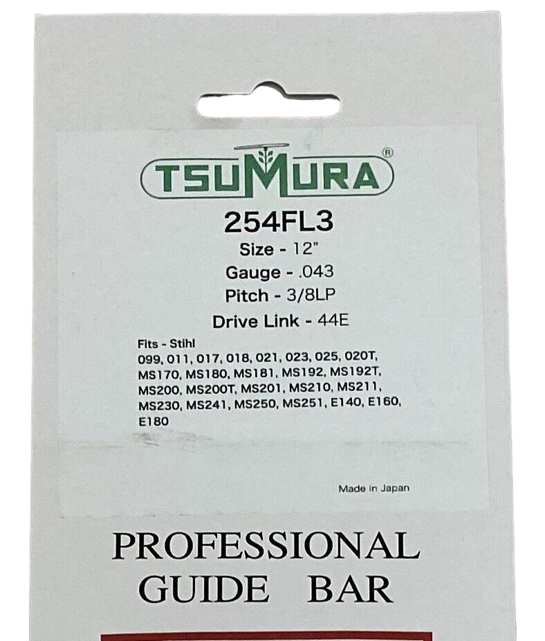 12" 3/8 .043 44DL BAR & CHAIN FOR STIHL MS170 MS171 MS180 MS181 - Foto 10