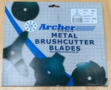 10" Archer BrushCutter Trimmer Grass Weed Blade 3 TOOTH 1" Arbor 20mm 1.8mm