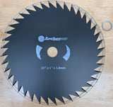 10" Archer Brushcutter Trimmer Brush Blade 40 TOOTH 1" Arbor or 20mm 1.8mm Thick