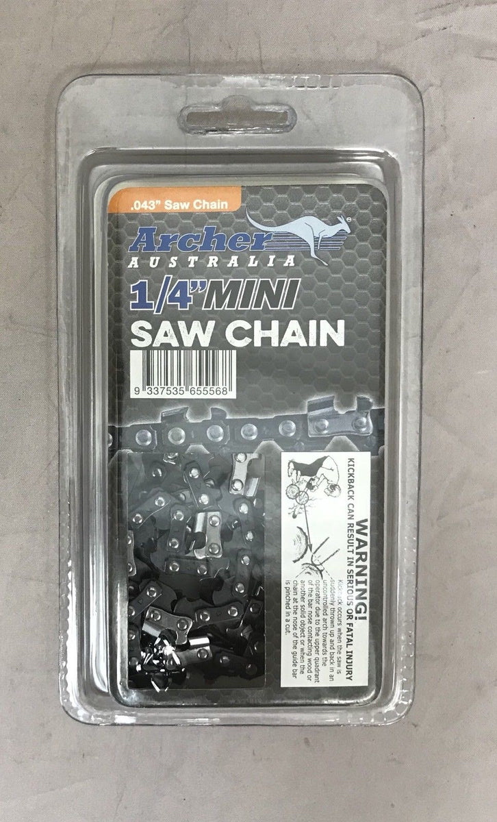 Archer 4" CHAINSAW CHAIN 1/4"-043-28DL Replaces Stihl# 3670 005 0028 71PM3 28E - Foto 4