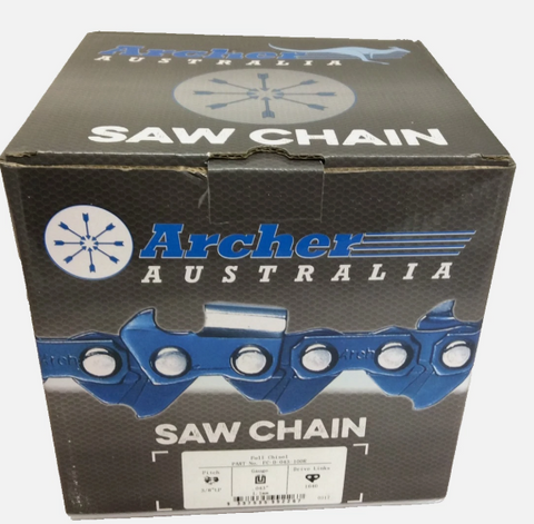 100ft Archer .404 .063 Full Chisel Skip-Tooth Ripping Chainsaw Chain