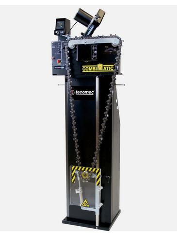 Tecomec Combimatic Automatic Chain Grinder Sharpener 3/4" & .404 Harvester Chain
