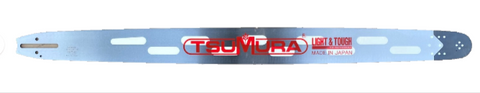 36" TsuMura LIGHT WEIGHT Guide Bar 3/8-063-119DL Makita Husqvarna Jonsered