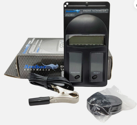Archer Digital Engine Tachometer (Like OPPAMA PULSE PET-1100R) 2 & 4-Stroke