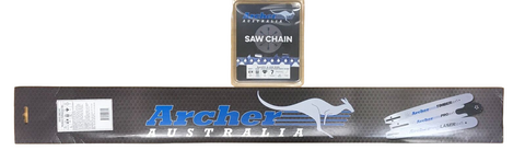 28" Archer Guide Bar 3/8-050-93DL compatible with Husqvarna 272XP Jonsered 280RNDD009 WITH CHAIN