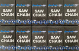 10 Pack 24" Archer Chainsaw Chain 3/8" FULL CHISEL .050 Gauge 84DL 72LGX084G