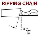 20" Chainsaw Ripping Saw Chain POULAN PRO PP5020AV 3/8" pitch .050 72RD070G