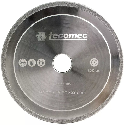 TECOMEC "CBN" CHAINSAW CHAIN GRINDING WHEEL 5-3/4" x 7/8" x 1/8" fits Oregon