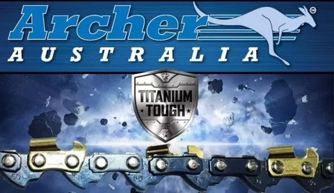 32" Archer Chainsaw Chain TITANIUM FULL CHISEL 3/8"-063-105DL
