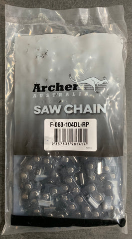 36 "Archer .404 Pitch .063 104DL Ripping Chain Saw Chain