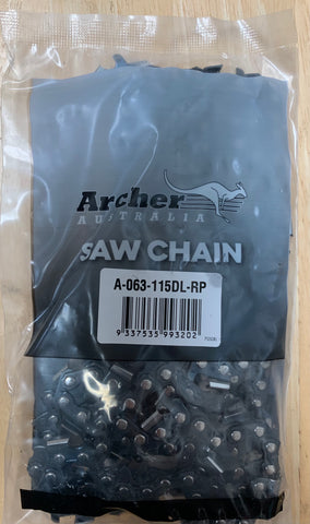 36" 3/8-063-115DL Archer Ripping Chainsaw Chain replaces 75RD115G A3EP-RP-115E