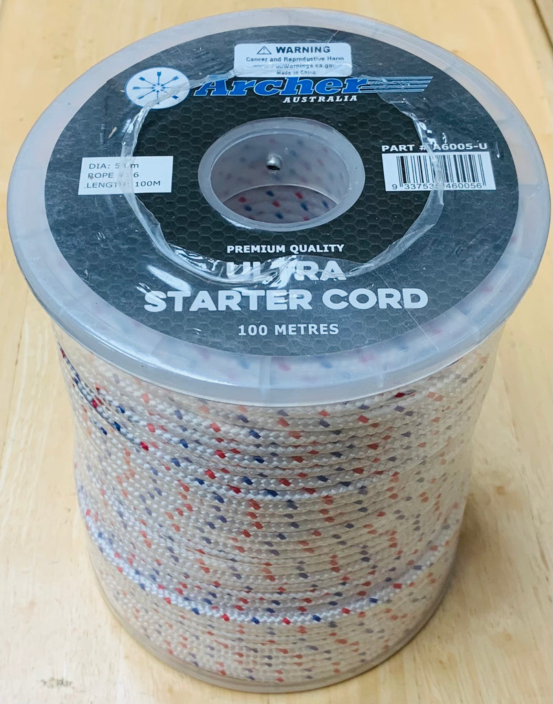 Starter Rope 100 meters #6 dia. 5mm 5.0 ULTRA PREMIUM CORD 100 meters ...