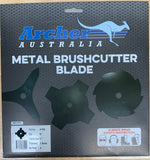 9" Archer Brushcutter Trimmer Grass Weed Blade 4 TOOTH 1" Arbor 20mm 1.8mm thick
