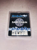 28" Archer Chainsaw Chain 3/8" pitch FULL CHISEL SKIP TOOTH .050 Gauge 91DL