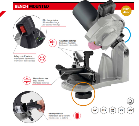 Bench mounted chainsaw sharpener deals