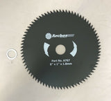 8" Archer Brushcutter Trimmer Brush Blade 80 TOOTH 1" Arbor or 20mm 1.8mm Thick