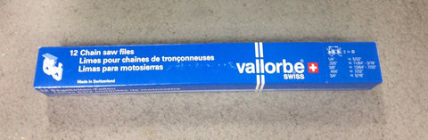 Vallorbe 1 - 12 pk 1 dozen 11/64" 4.5mm chain saw round files