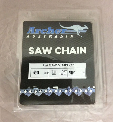 36" 3/8-063-114DL Archer Ripping Chainsaw Chain replaces 75RD114G A3EP-RP-114E